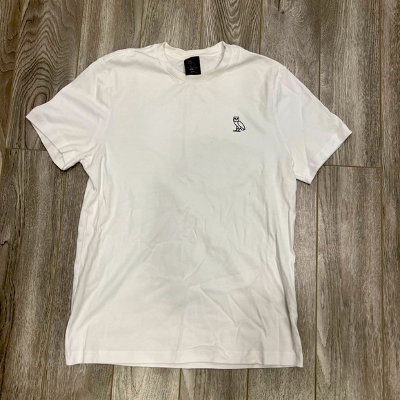 OVO Tops - White Ovo owl t-shirt Drake